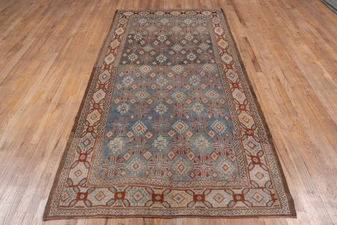 Antique Caucasian Runner Rug (4' x 9')